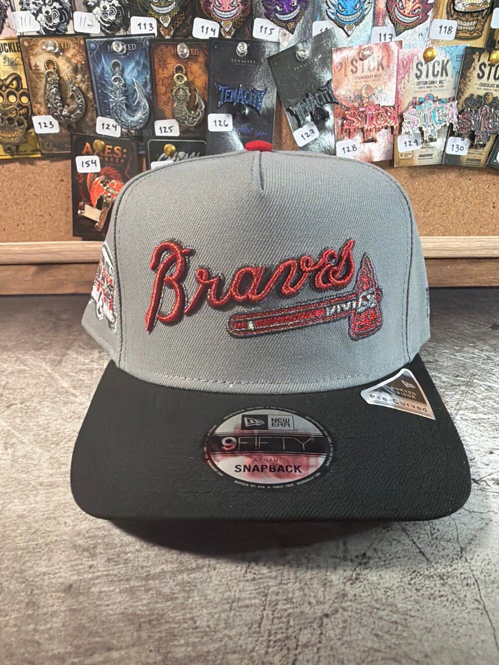 New era 9Fifty A-Frame Atlanta Braves GiTD Side Patch